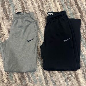 Nike Men's Black and Gray Joggers